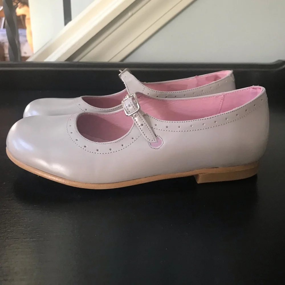Jacadi Paris gray Mary Janes, size 30 EU/ 13 US.